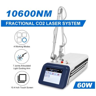 satın almak Akne İzleri ve kırışıklıkları azaltmak için 30W Kısımlı CO2 Lazer Makinesi Çevrimiçi üretim